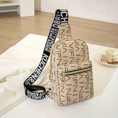 Stylish Letter Print Sling Bag for Women