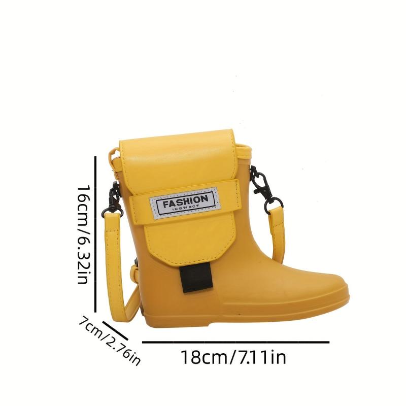 Mini Shoe Crossbody Bag PU Leather Textured Bag