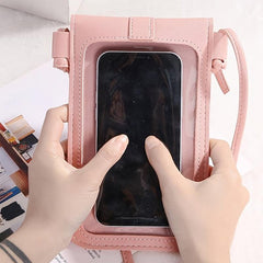 Touch Screen Phone Wallet Women's Crossbody Bag Small Phone Bag