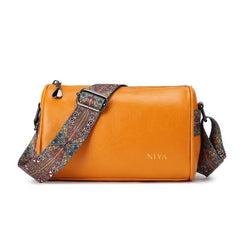 Retro Style Small Geo Strap Crossbody Bag
