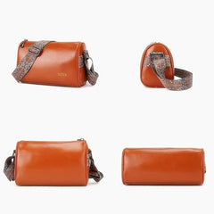 Retro Style Small Geo Strap Crossbody Bag