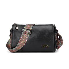 Retro Style Small Geo Strap Crossbody Bag