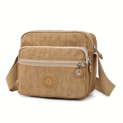 Portable Square Shoulder Bag Zipper All Match Crossbody Bag
