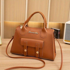 Solid Casual Crossbody Bag for Women, Daily Shoulder Bag & Purse