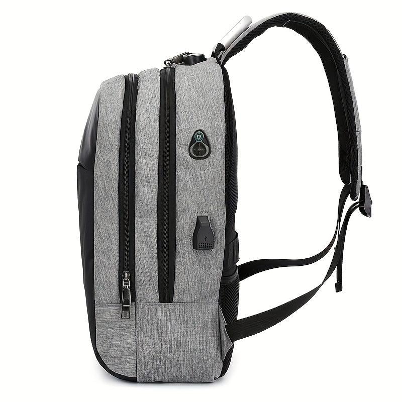 Anti Theft Backpack with USB Charging Port - Father's Gift