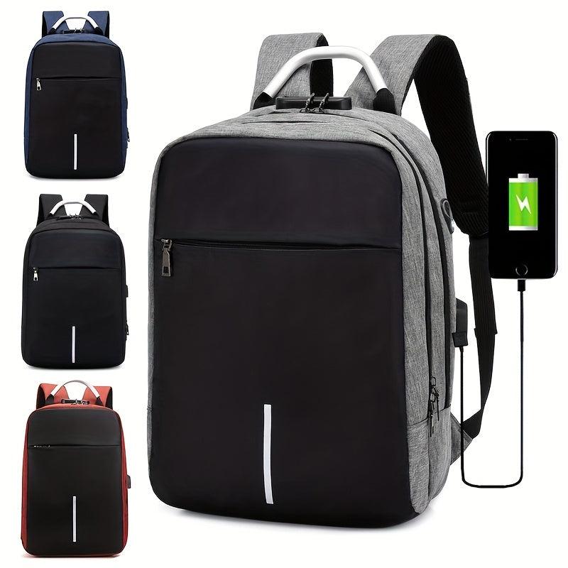 Anti Theft Backpack with USB Charging Port - Father's Gift