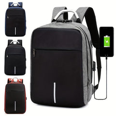 Anti Theft Backpack with USB Charging Port - Father's Gift