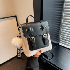 Vintage Flap Backpack Purse Anti Theft Preppy Bag