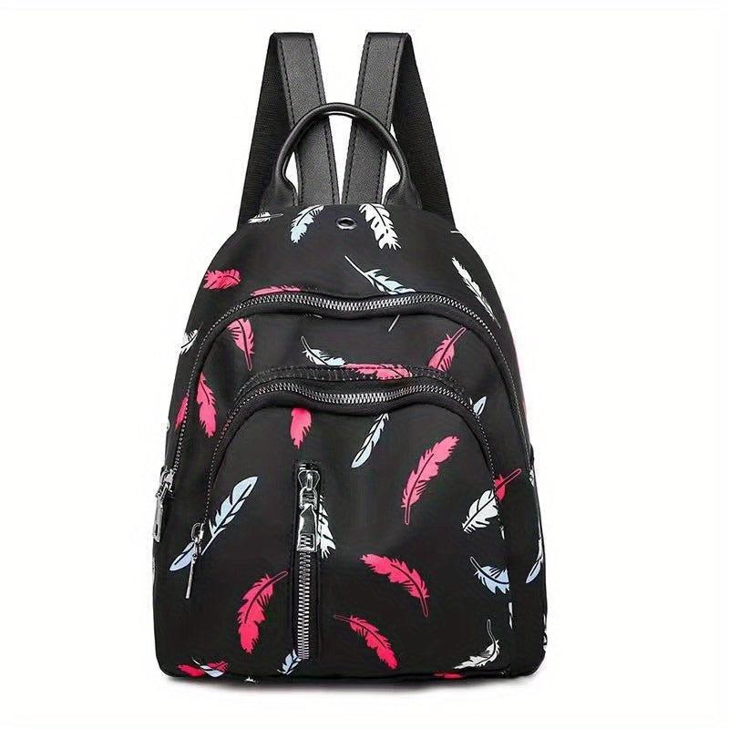 Cow Print Backpack For Women Colorful Travel Schoolbag Waterproof