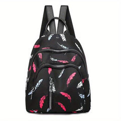 Cow Print Backpack For Women Colorful Travel Schoolbag Waterproof