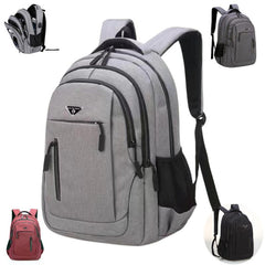 Casual Laptop Backpack Gift For Father Preppy Style School Bag