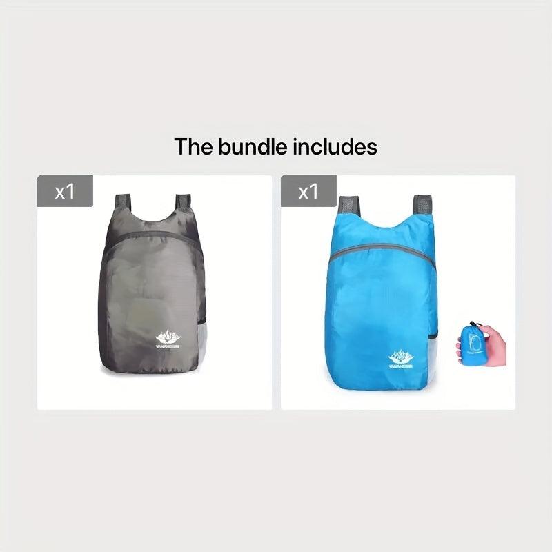 Lightweight Waterproof Folding Backpack for Travel Hiking Cycling
