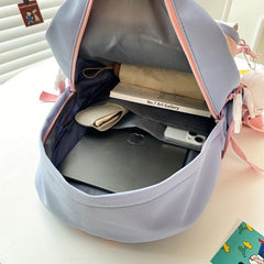 Canvas Large Capacity School Backpack