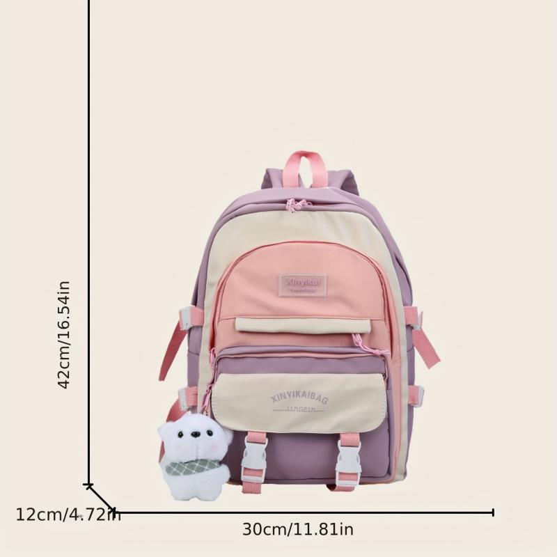 Canvas Large Capacity School Backpack