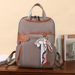 Nylon Tote Backpack Preppy Schoolbag Versatile Travel Rucksack