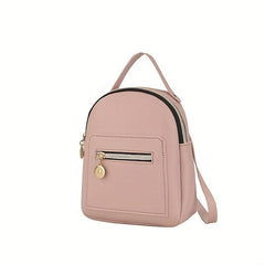 Zipper Backpack All Match Rucksack Versatile Travel Storage Bag Daypack