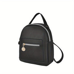Zipper Backpack All Match Rucksack Versatile Travel Storage Bag Daypack