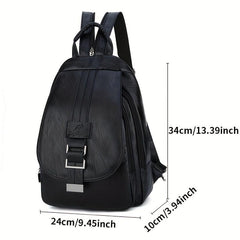Versatile Flap Backpack Crossbody Bag for Travel & School