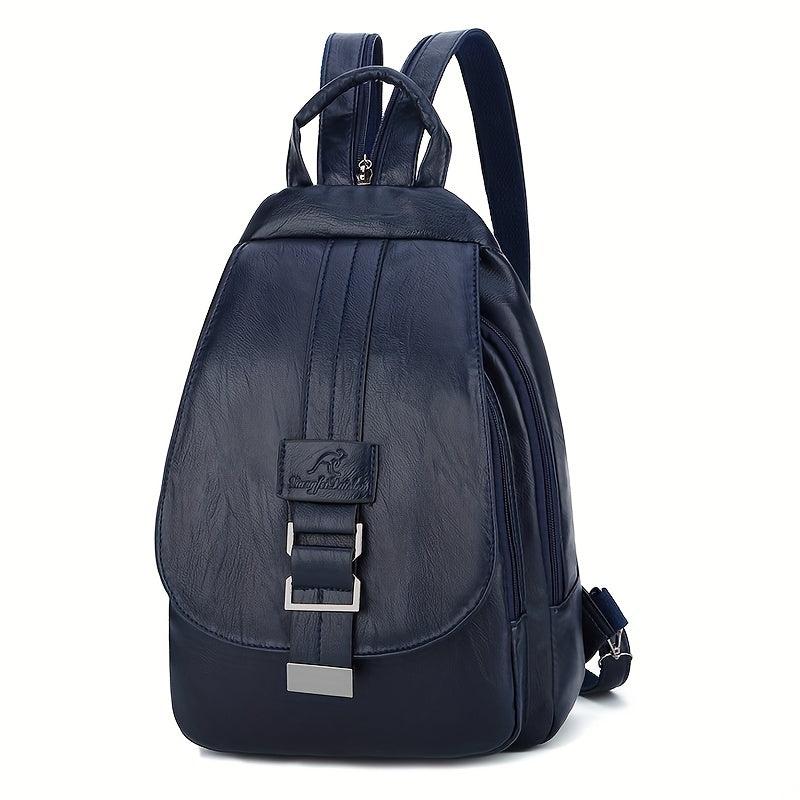 Versatile Flap Backpack Crossbody Bag for Travel & School