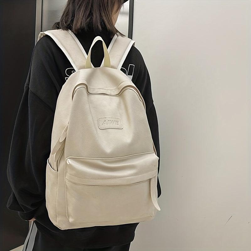 Preppy Storage Daypack All Match Backpack For School