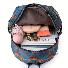 Small Mommy Casual Backpack Nylon Lightweight Commuter Bag