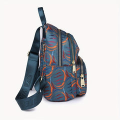 Small Mommy Casual Backpack Nylon Lightweight Commuter Bag