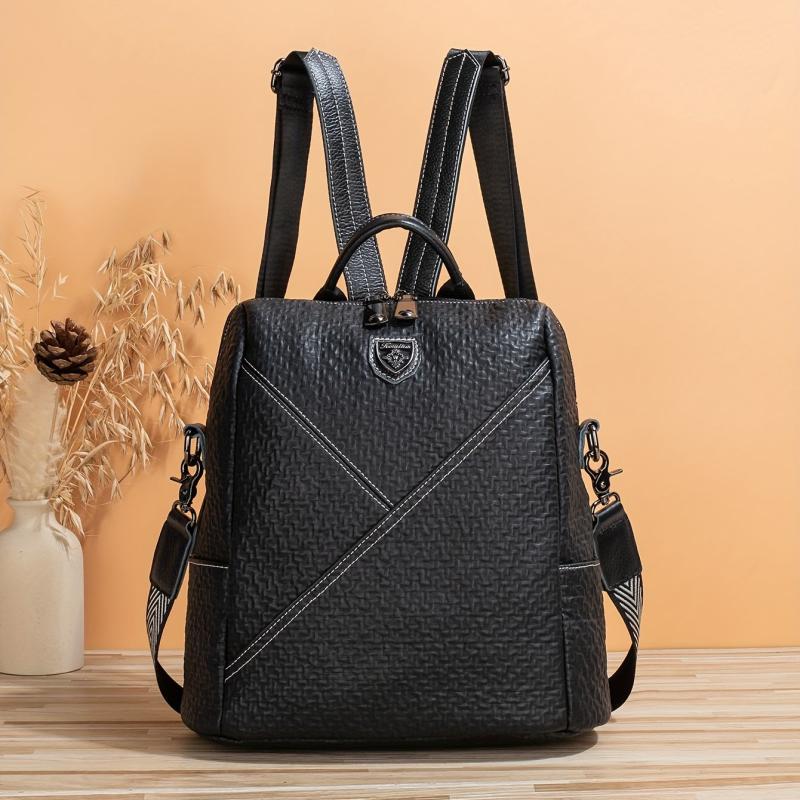 Multifunctional Zipper Top Handle Backpack