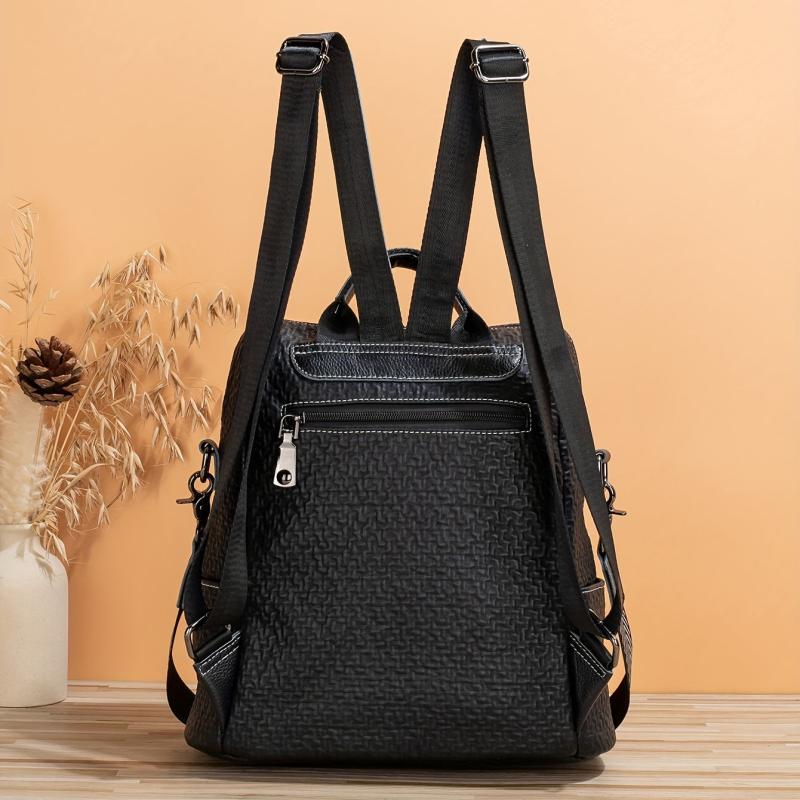 Multifunctional Zipper Top Handle Backpack