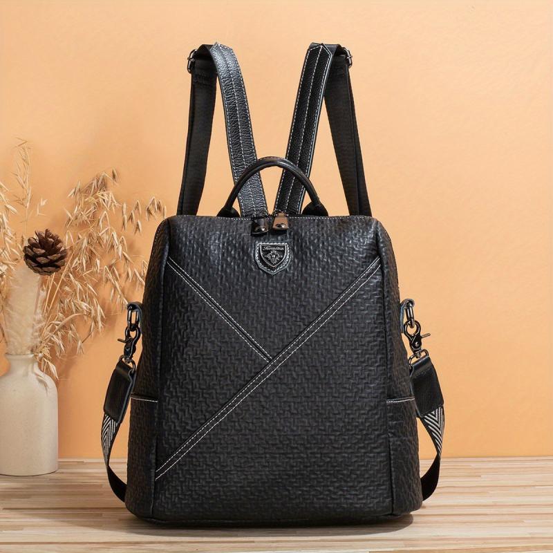Multifunctional Zipper Top Handle Backpack