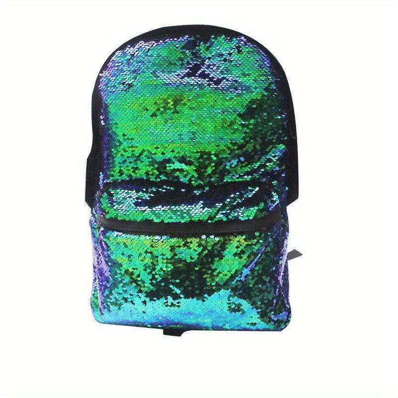 Glitter Magic Sequins Backpack Rainbow Schoolbag