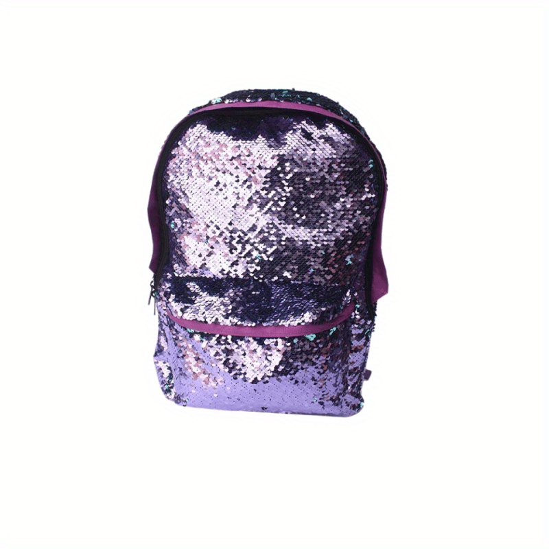 Glitter Magic Sequins Backpack Rainbow Schoolbag