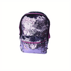 Glitter Magic Sequins Backpack Rainbow Schoolbag