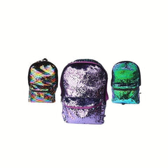 Glitter Magic Sequins Backpack Rainbow Schoolbag