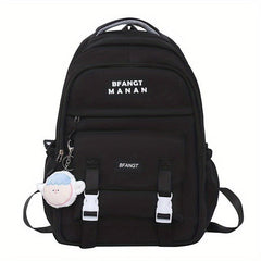 Large Capacity Nylon School Backpack Lightweight Travel Bag