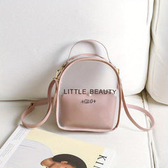 Clear Jelly Backpack With Inner Pouch PVC Purses Convertible Strap Crossbody Bag