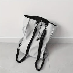 Large Capacity Drawstring Backpack Solid Sports Storage Lightweight Bag
