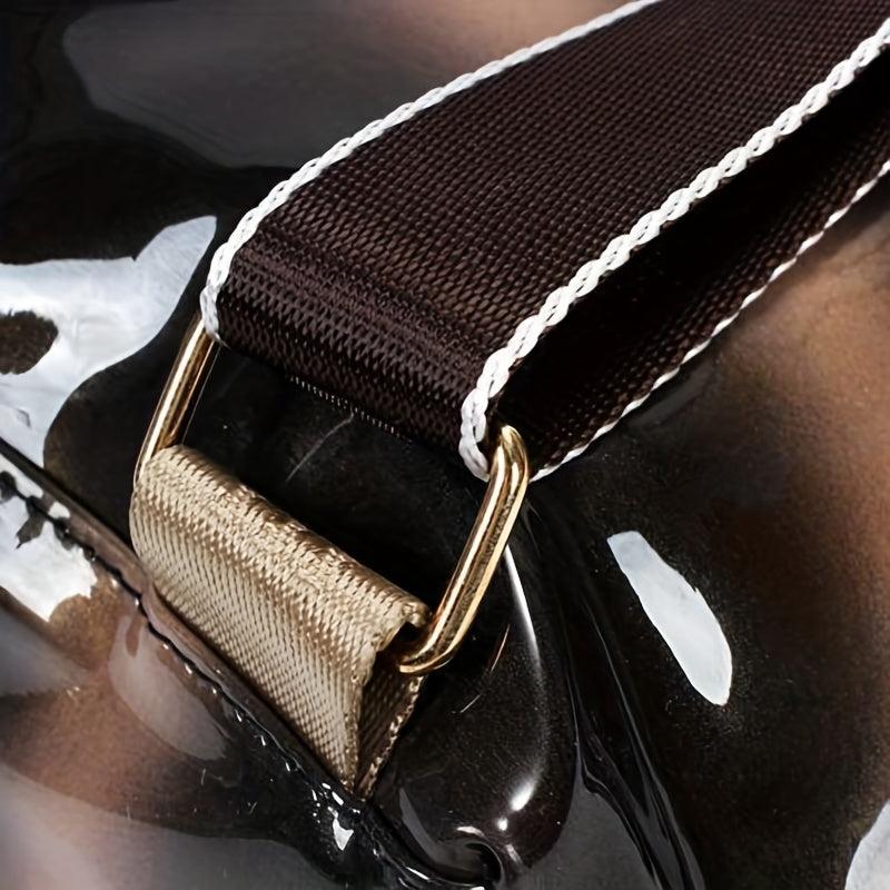 Y2K Heart Chain Block Backpack Women's Stylish Daypack Bag