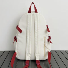 Large Capacity Backpack with Letter Graphic