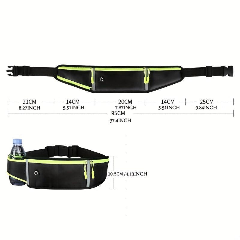 Unisex Sports Waist Bag Mini Waistbelt Waterproof Waist Purse