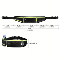 Unisex Sports Waist Bag Mini Waistbelt Waterproof Waist Purse