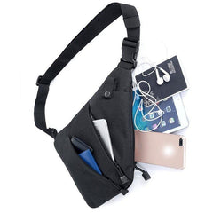 Multifunction Shoulder Chest Bag Lightweight Nylon Outdoor Travel Running Bag
