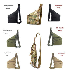 Multifunction Shoulder Chest Bag Lightweight Nylon Outdoor Travel Running Bag