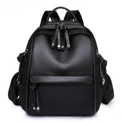 Vintage Solid Backpack Purse Convertible Strap Shoulder Bag