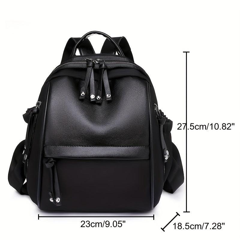 Vintage Solid Backpack Purse Convertible Strap Shoulder Bag