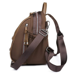 Vintage Solid Backpack Purse Convertible Strap Shoulder Bag