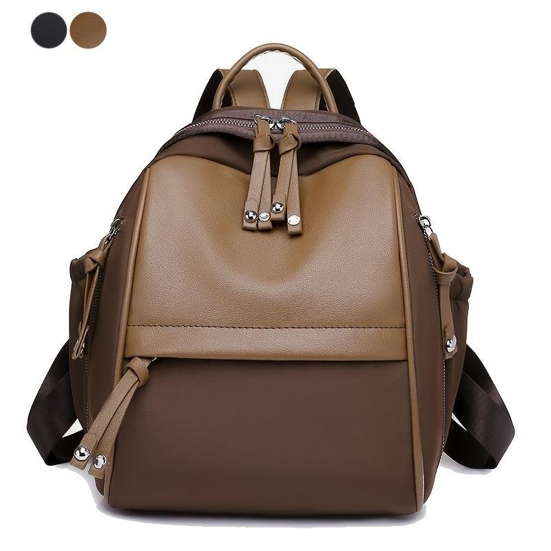 Vintage Solid Backpack Purse Convertible Strap Shoulder Bag