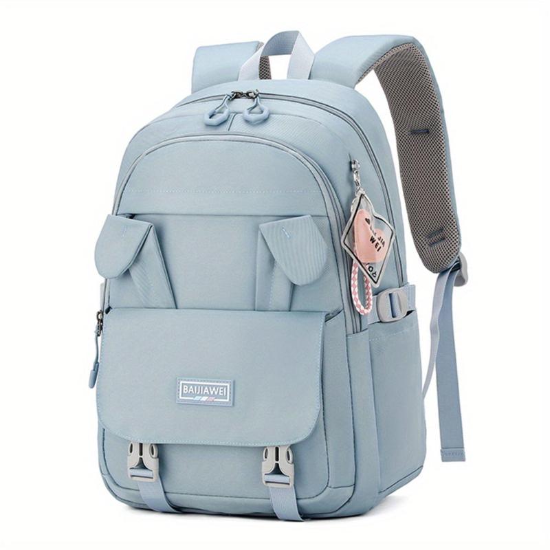 Rabbit Decor Carry On Backpack Large Capacity Lightweight School Travel Bag