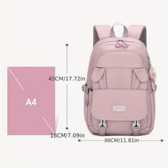 Rabbit Decor Carry On Backpack Large Capacity Lightweight School Travel Bag