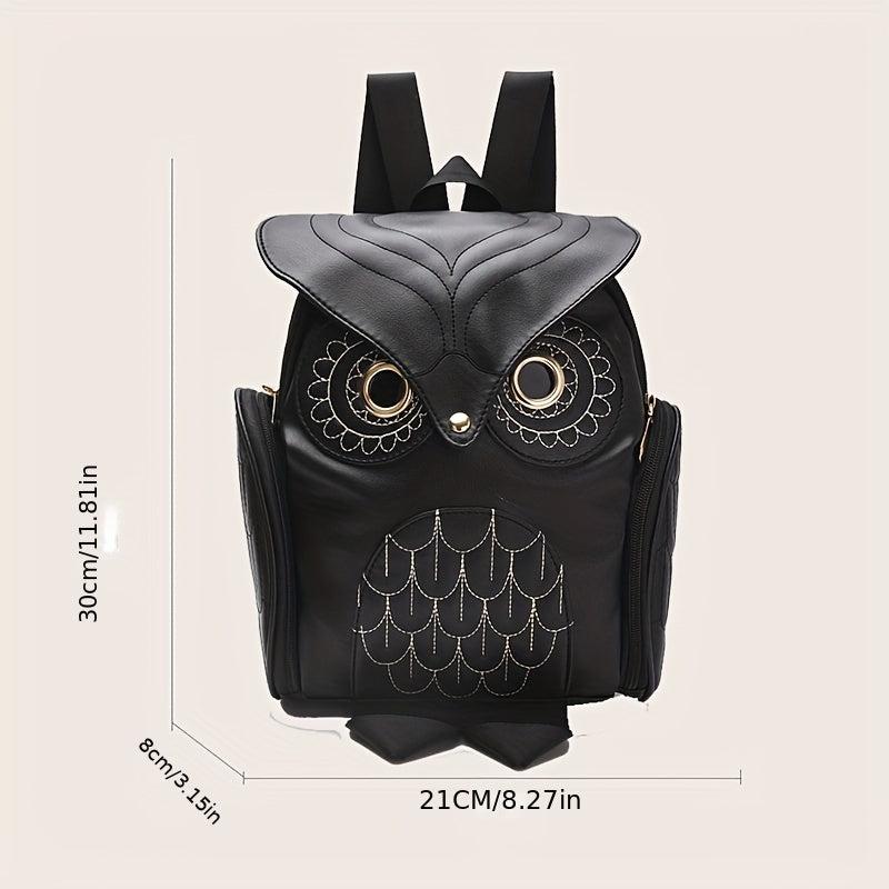 Owl Cartoon Backpack Punk Style Halloween Cosplay Daypack