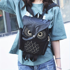 Owl Cartoon Backpack Punk Style Halloween Cosplay Daypack